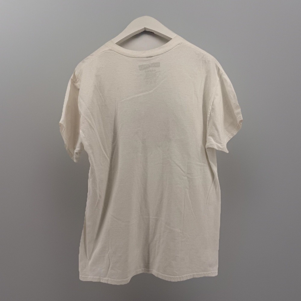 Pharmacy Boardshop T-Shirt Size L White Skate Streetwear Melted Face Graphic - Picture 2 of 10